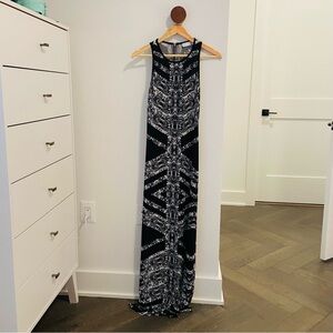 Black and White Maxi Dress